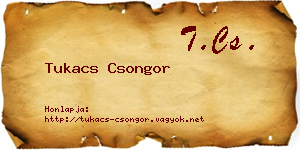 Tukacs Csongor névjegykártya